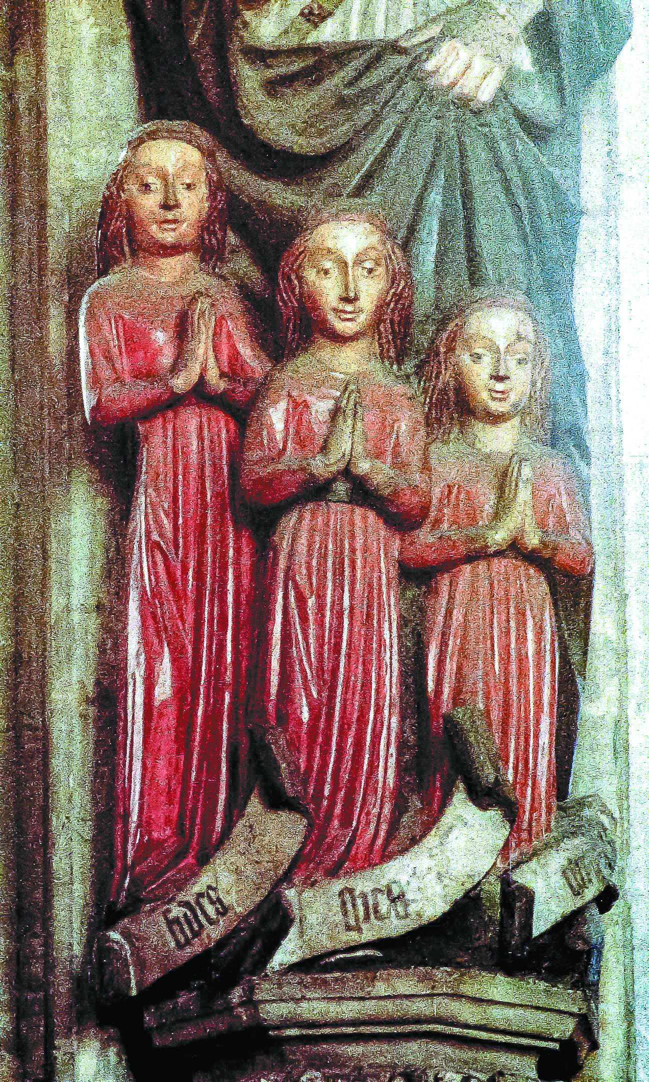 Spes, Fides, Caritas (Glaube Hoffnung, Liebe) - die drei Märtyrer-Töchter der hl. Witwe Sophia (Weisheit)Stephansdom Wien© Foto: Franz Josef Rupprecht GmbH, A-7123 Mönchhof, Raiffeisenkasse Mönchhof, Konto.-Nr.: 17.608