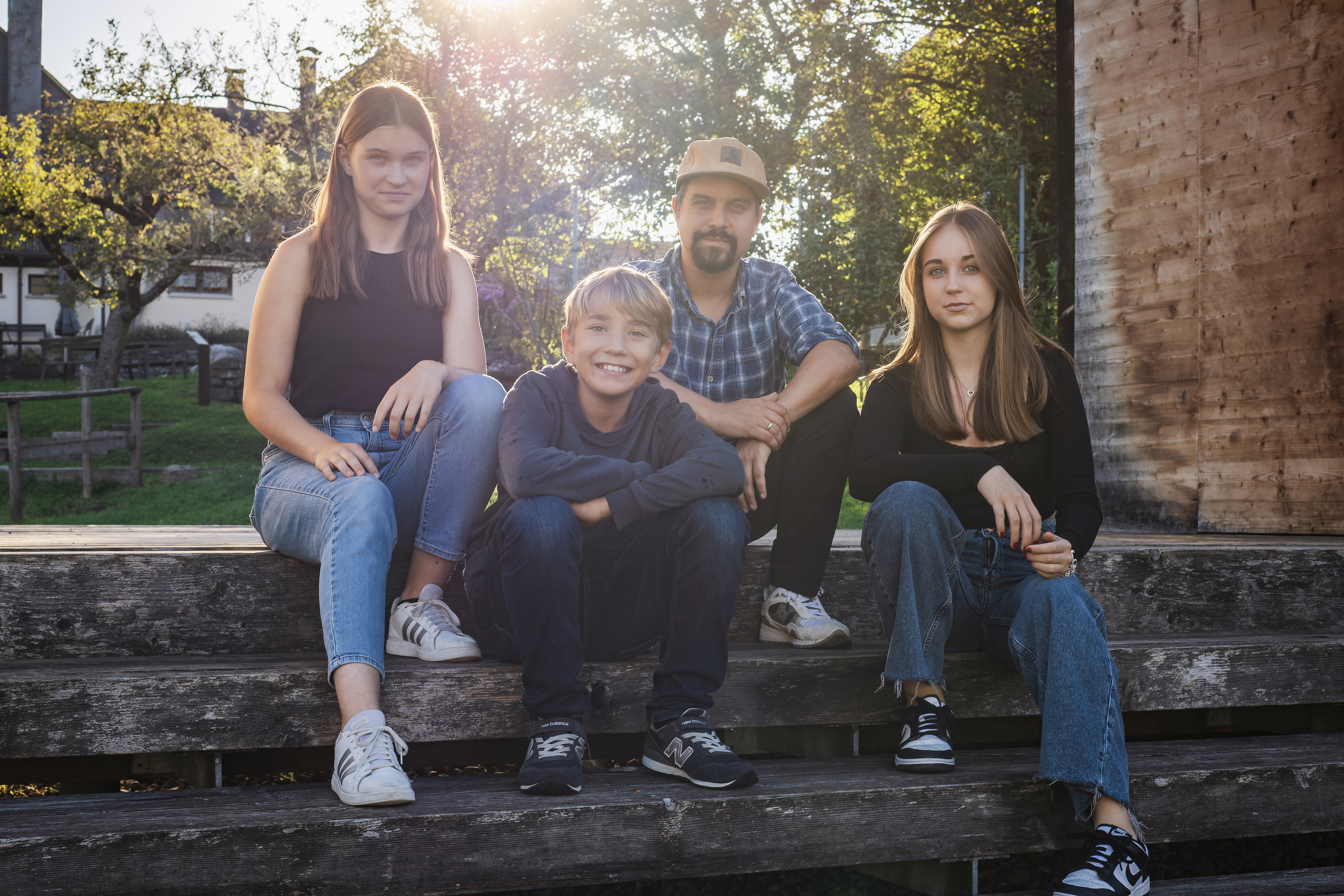 Emily Sinclair (14), Ferdinand Lampert (10), Benedikt Entner (33) und Lena Hauser (15/ v. l.)
