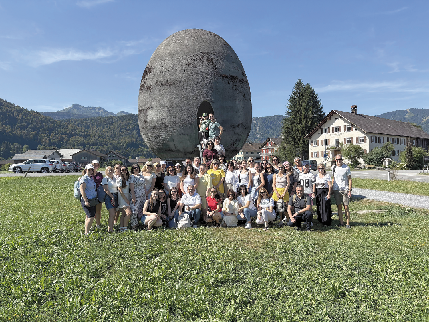 Der Gottesdienst im Feldkircher Dom bildete den Abschluss des einwöchigen Aufenthalts der ukrainischen Caritas-Mitarbeiter:innen. 