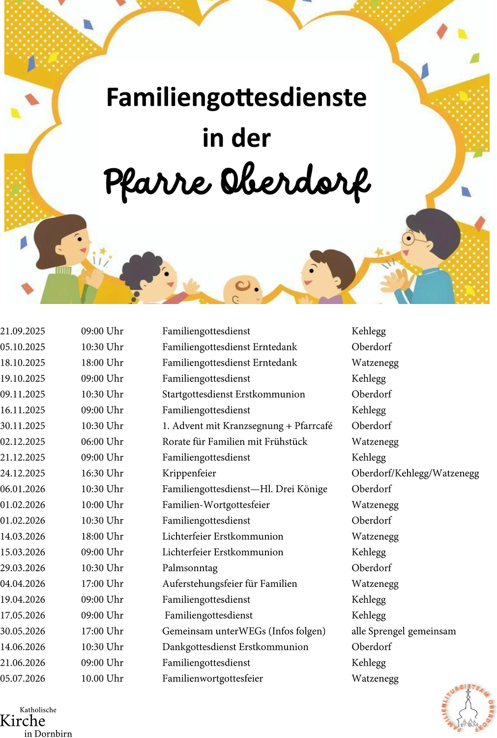 TErminübersicht 2025/26