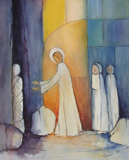 'Komm heraus Lazarus' von Prisca Graß. 